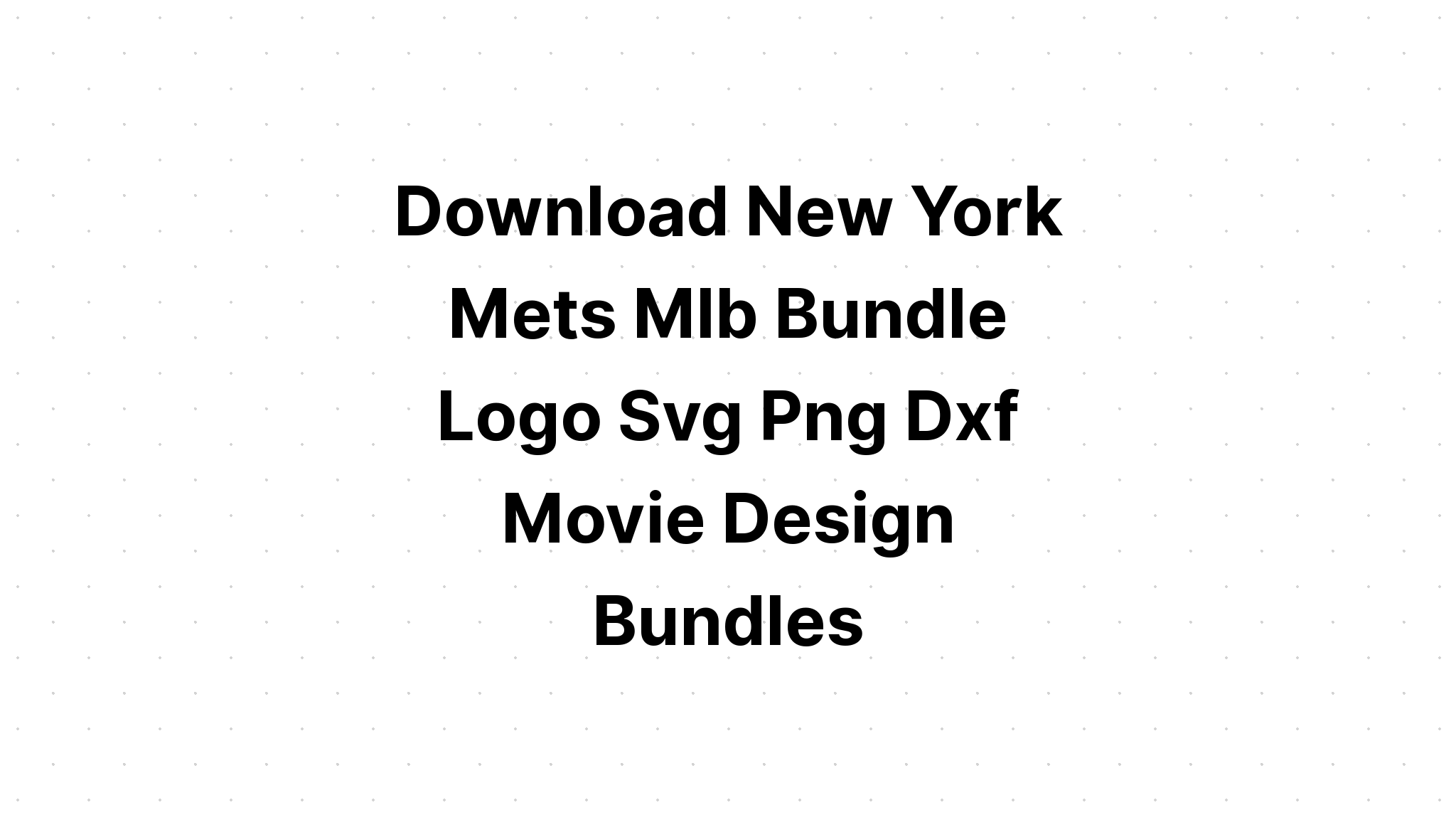 Download Mets Logo Svg Cut - Layered SVG Cut File